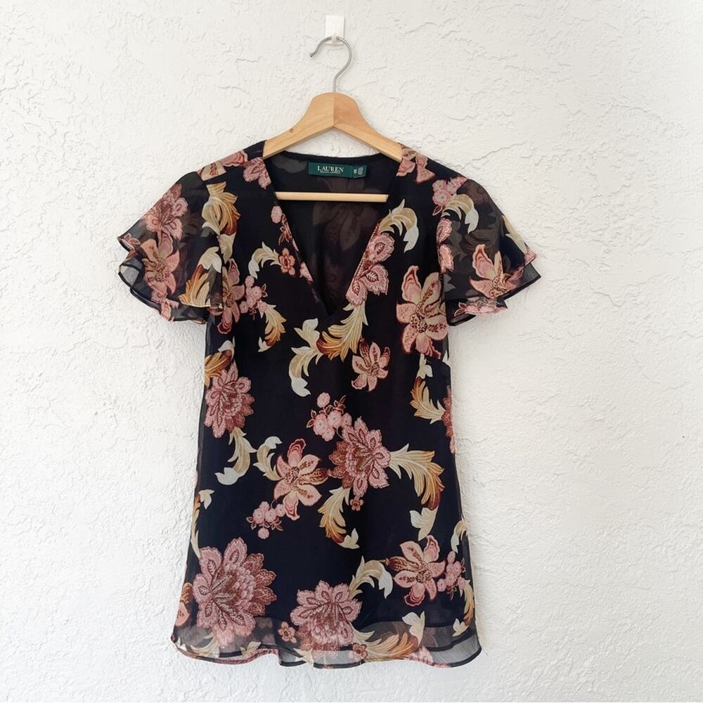 Ralph Lauren Y2K Floral Blouse